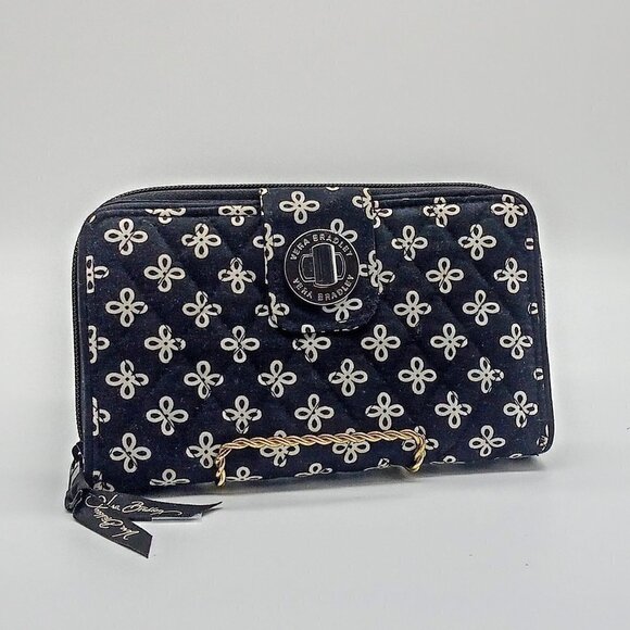 Vera Bradley Mini Concerto Turn Lock Wallet - Picture 1 of 5